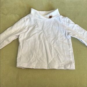 White Kids Turtleneck Shirt